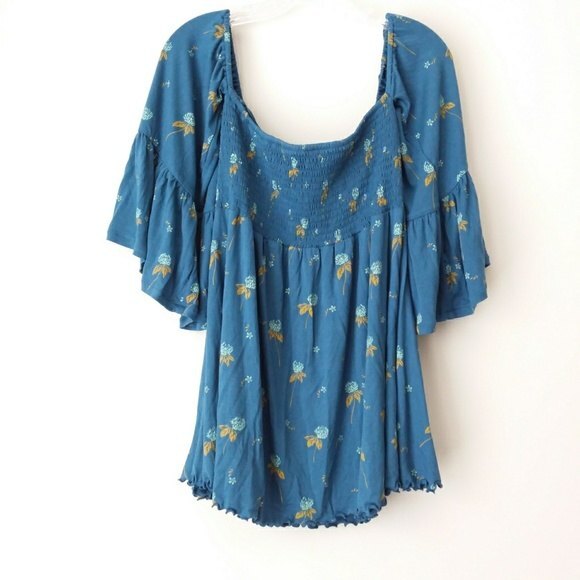 Free People | Lana Off The Shoulder Tunic Sz S - Picture 2 of 8